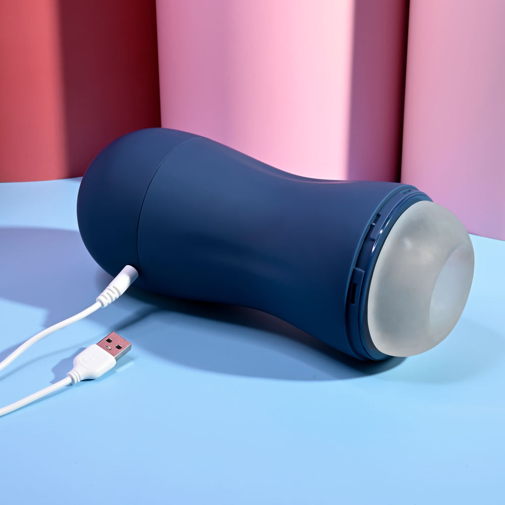 Playboy Pleasure GUSTO - USB Rechargeable Vibrating & Sucking Masturbator