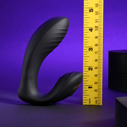 Playboy Pleasure PLAY TIME - Black 12.7 cm USB Rechargeable Vibrator