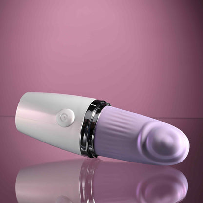 Playboy Pleasure GETAWAY - White/Purple 14.2 cm USB Rechargeable Tapping Stimulator