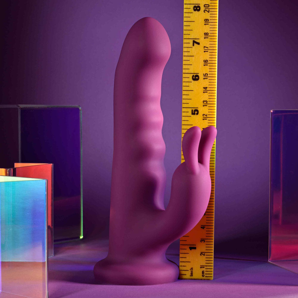 Playboy Pleasure FLUFFLE - Purple 19.7 cm USB Rechargeable Rabbit Vibrator