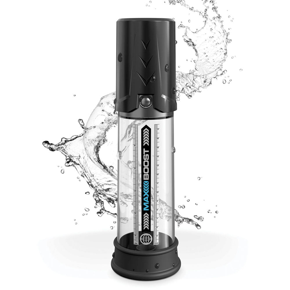 Pump Worx Max Boost - Black - Black Penis Pump