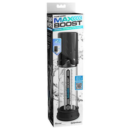 Pump Worx Max Boost - Black - Black Penis Pump