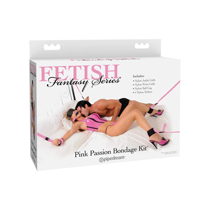 Fetish Fantasy Series Pink Passion Bondage Kit - 10 Piece Set