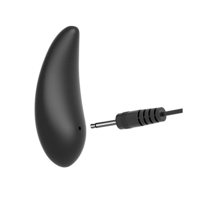 Anal Fantasy Collection Remote Control Silicone Plug - Black 10 cm (4'') Rechargeable Vibrating Butt Plug