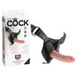 King Cock Strap-On Harness With 6'' Dong - Flesh 15.2 cm (6'') Strap-On