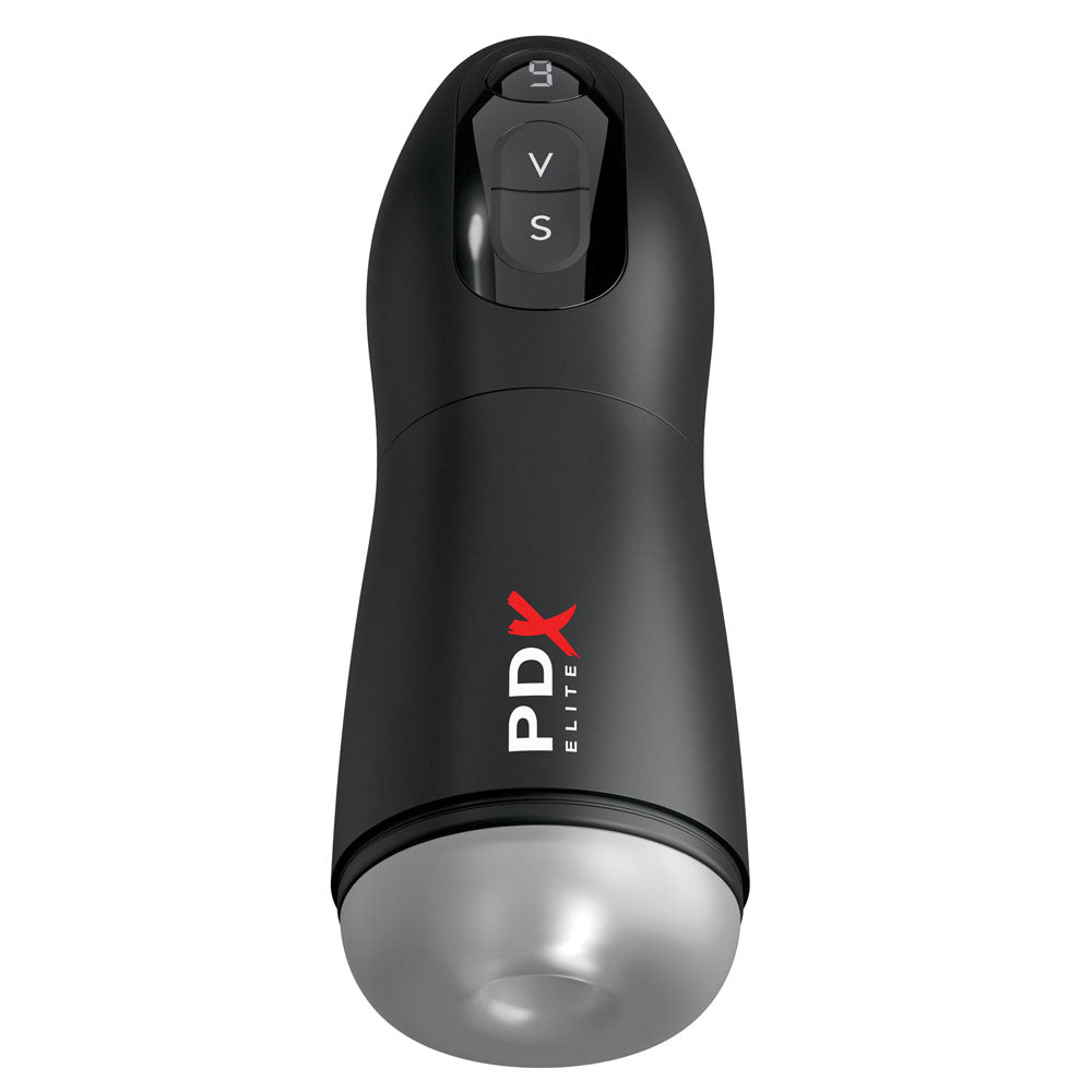 PDX Elite Suck-O-Matic - USB Rechargeable Sucking & Vibrating Masturbator