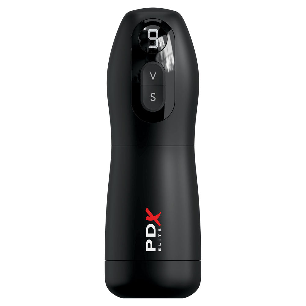 PDX Elite Suck-O-Matic - USB Rechargeable Sucking & Vibrating Masturbator