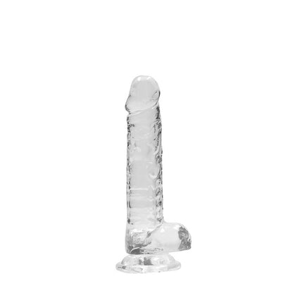 REALROCK 7'' Realistic Dildo With Balls - Clear 17.8 cm Dong