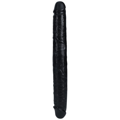 REALROCK 35cm Thick Double Dildo - Black - Black 35 cm (14'') Thick Double Dong