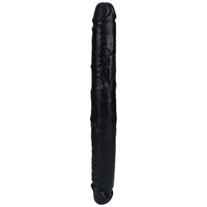 REALROCK 35cm Thick Double Dildo - Black - Black 35 cm (14'') Thick Double Dong