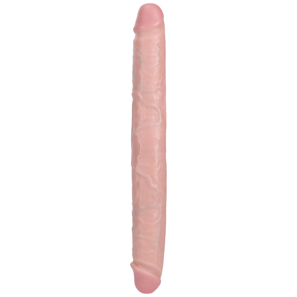 REALROCK 35cm Thick Double Dildo - Flesh - Flesh 35 cm (14'') Thick Double Dong