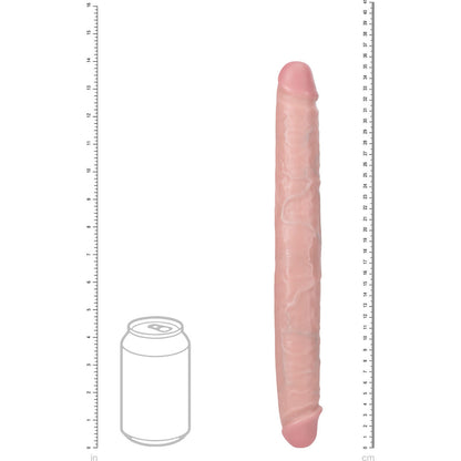 REALROCK 35cm Thick Double Dildo - Flesh - Flesh 35 cm (14'') Thick Double Dong