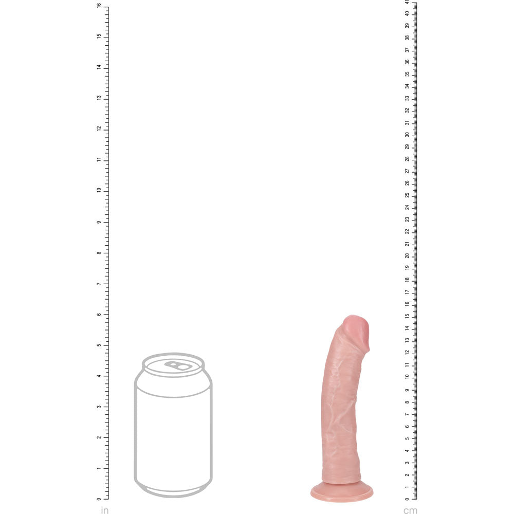 REALROCK 15cm Vibrating Cock - Flesh - Flesh 15.2 cm (6'') USB Rechargeable Vibrating Dong