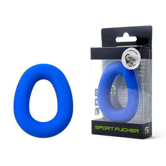 Sport Fucker Hero Ring - Blue - Blue Cock Ring