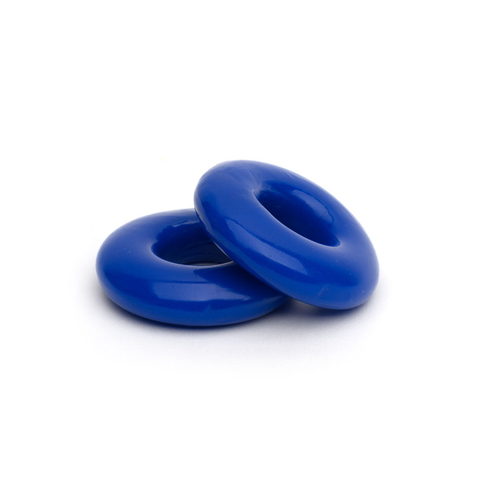 Sport Fucker Stacker Rings - Blue Cock Rings - 2 Pack