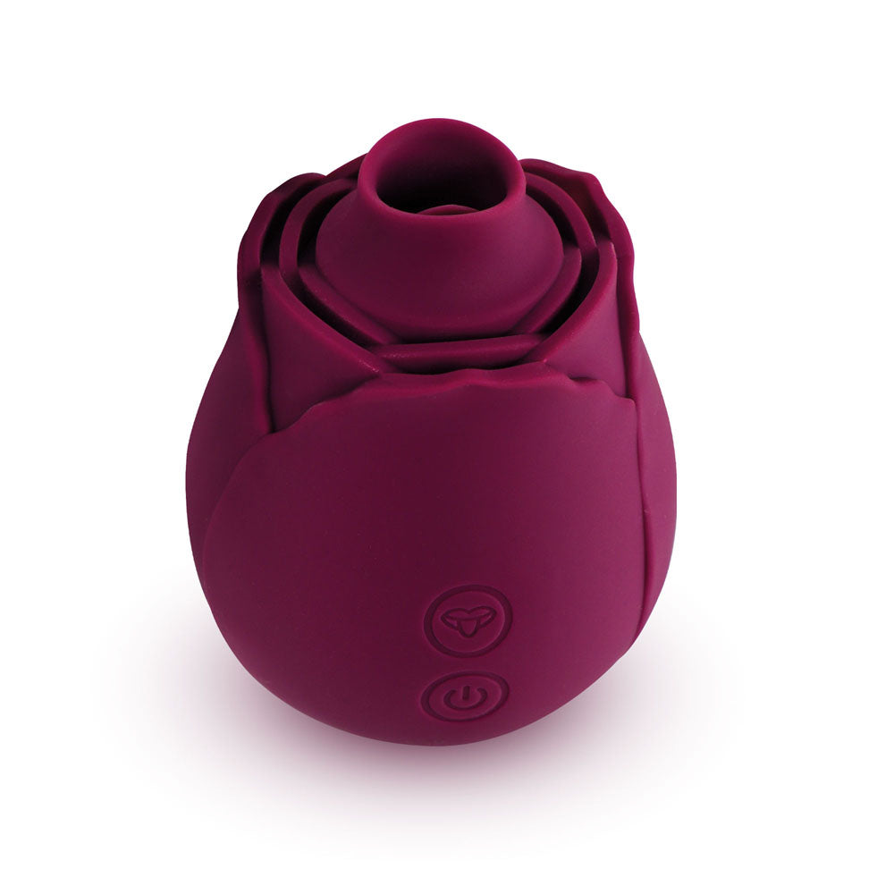 Skins Rose Buddies - The Rose Flutterz - Purple USB Rechargeable Flicking Rose Stimulator