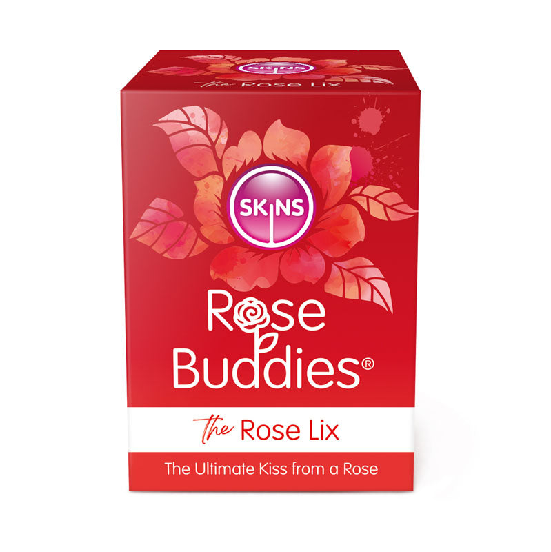 Skins Rose Buddies - The Rose Lix - Red USB Rechargeable Flicking Rose Stimulator