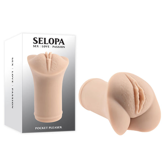 Selopa POCKET PLEASER - Light - Flesh Vagina Stroker