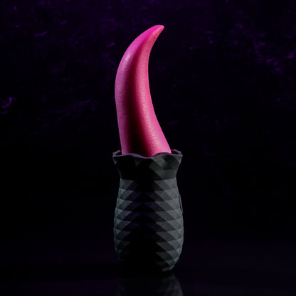 Selopa TONGUE TEASER - Pink/Black USB Rechargeable Vibrating Tongue Stimulator