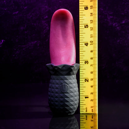 Selopa TONGUE TEASER - Pink/Black USB Rechargeable Vibrating Tongue Stimulator