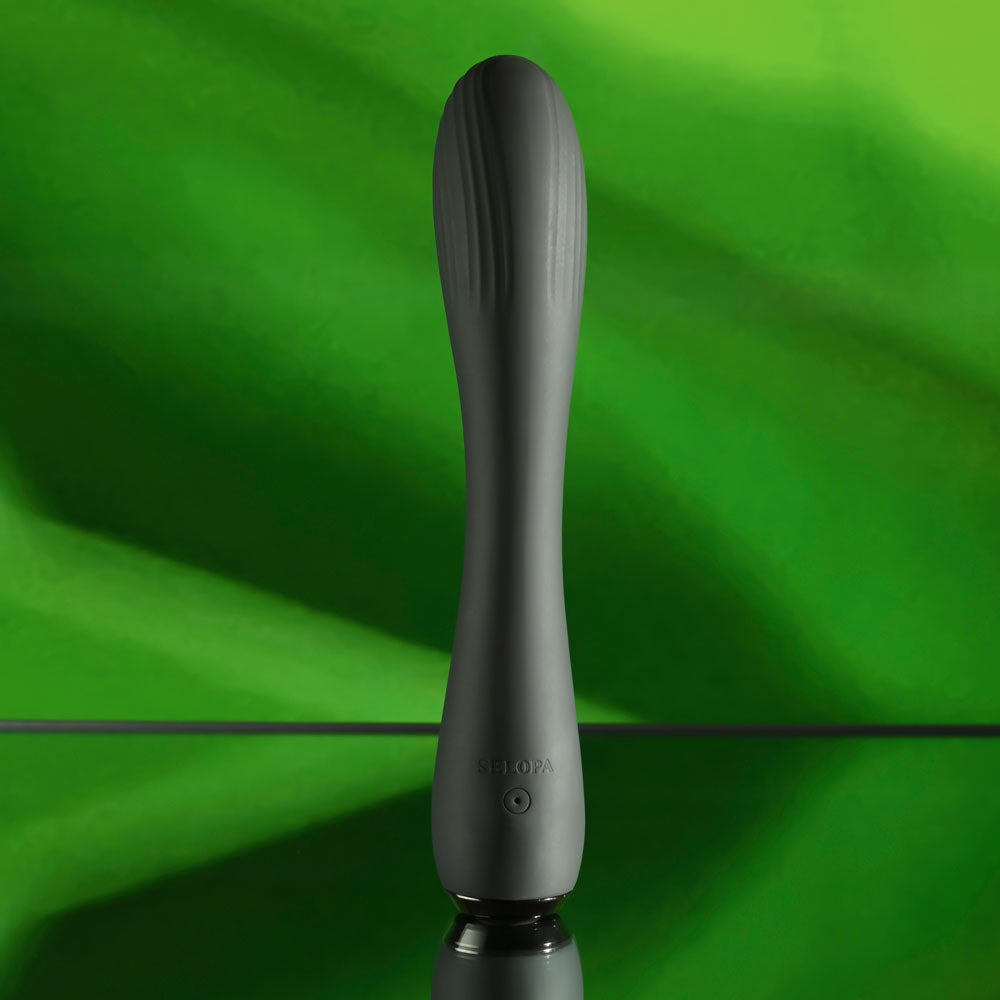 Selopa MIDNIGHT MAGIC - Black 20.2 cm USB Rechargeable Vibrator