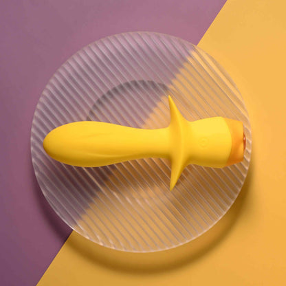 Selopa MELLOW YELLOW - Yellow 13.5 cm USB Rechargeable Vibrating Anal Plug