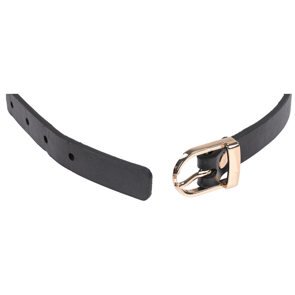 Sex & Mischief Double Buckle Day Collar - Black Collar