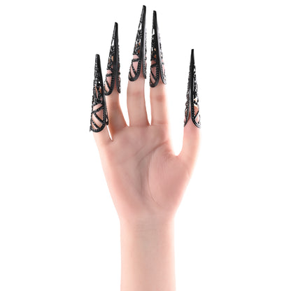 Sex & Mischief Sensory Fingertips - Black - Black - Set of 5