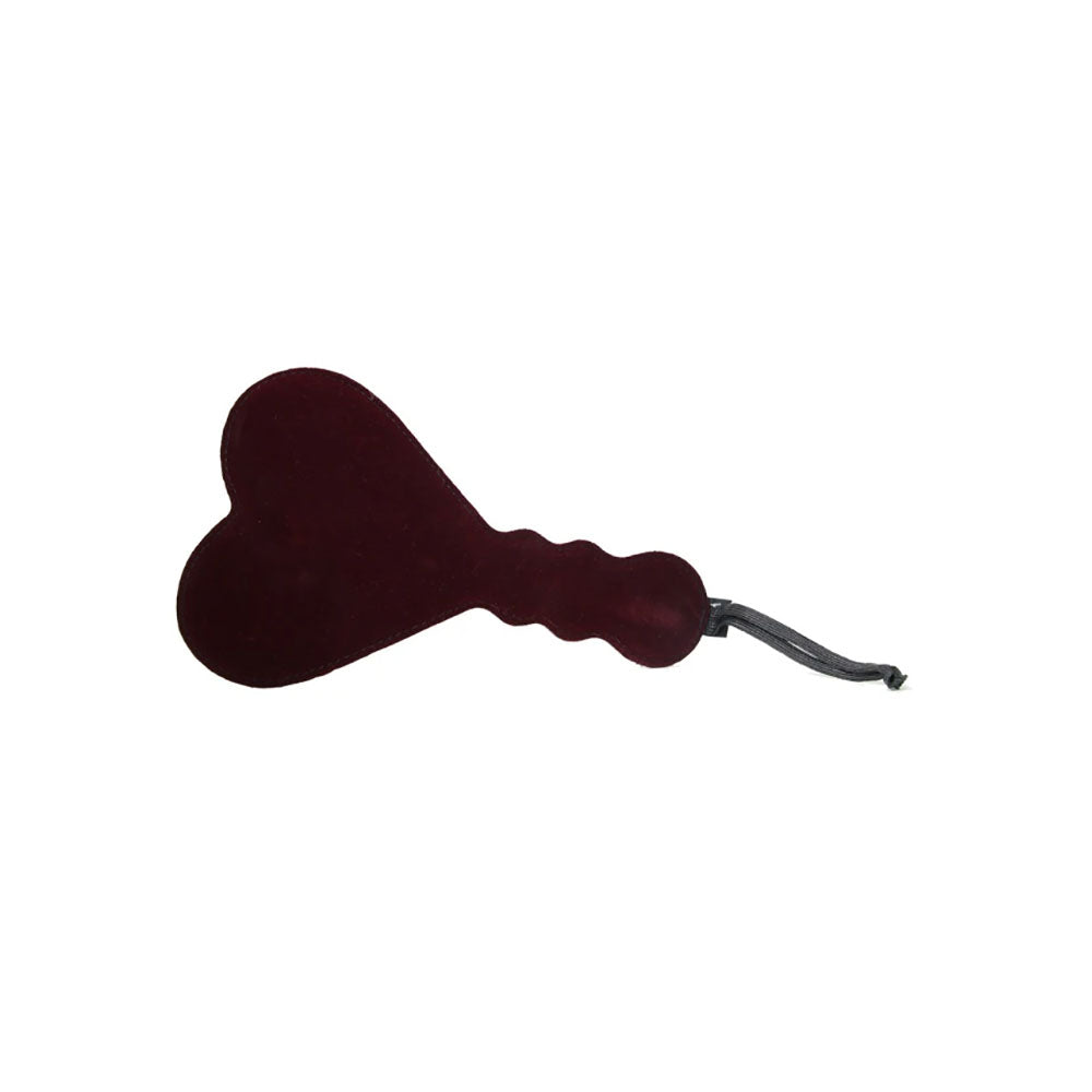 Sex & Mischief Enchanted Heart Paddle - Red/Black Paddle