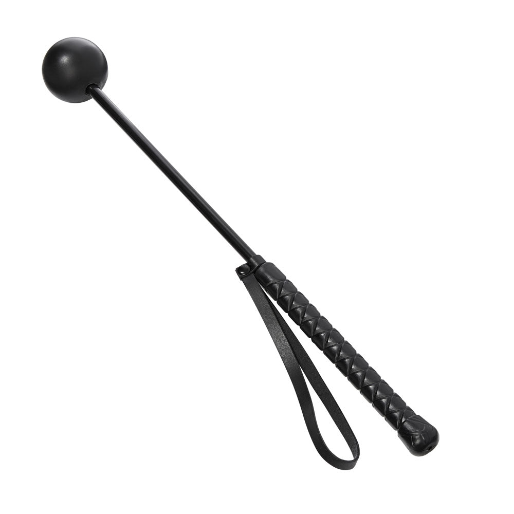 Sex & Mischief Shadow Ball Crop - Black 44 cm Whip