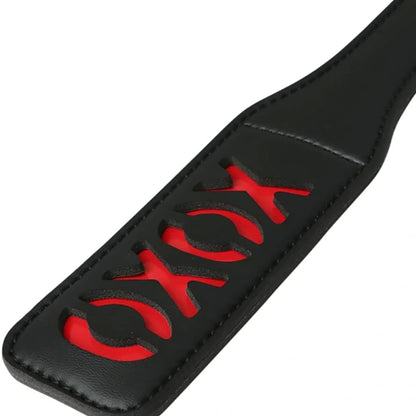 Sex & Mischief XOXO Paddle - Black - Black Paddle