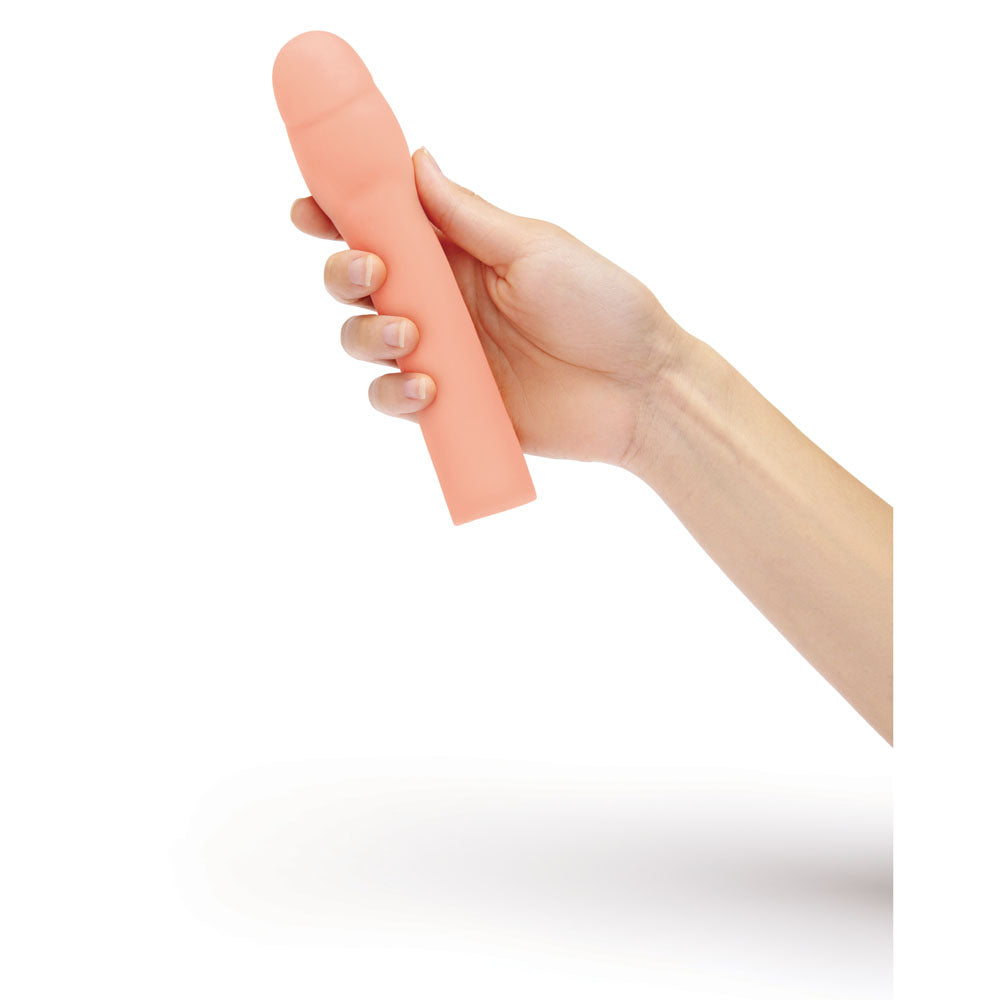 Size Up Realistic 2 Inch Penis Extender - Flesh 5 cm (2'') Penis Extension Sleeve