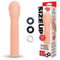 Size Up Realistic 3'' Penis Extender - Flesh 7.6 cm (3'') Penis Extension Sleeve