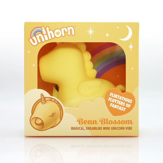 Unihorn - Bean Blossom - Yellow USB Rechargeable Flicking Stimulator