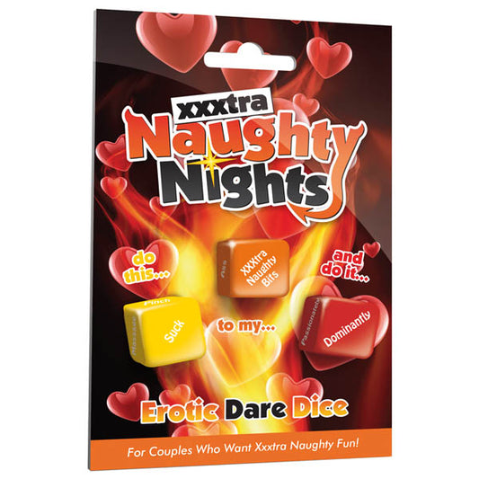 Naughty Nights Erotic Dare Dice - Lovers Dice Game