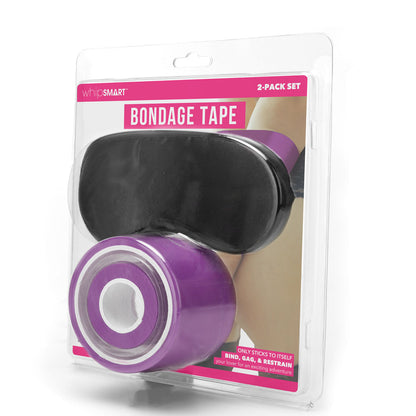 WhipSmart Bondage Tape - Purple 30 Metre - With Bonus Eye Mask