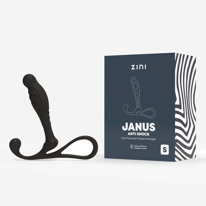 Zini Janus Anti Shock - Small - Black Small Prostate Massager