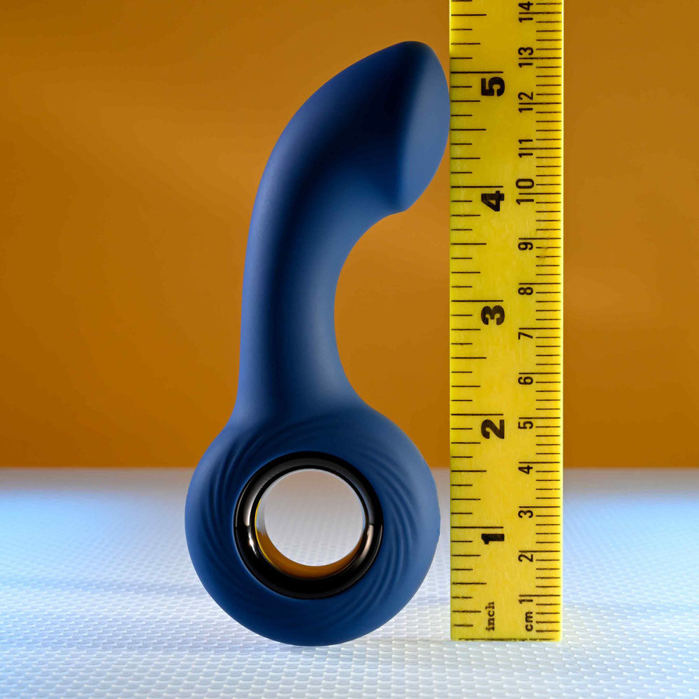 Zero Tolerance THE REACH - Blue 13.8 cm USB Rechargeable Vibrating Anal Plug