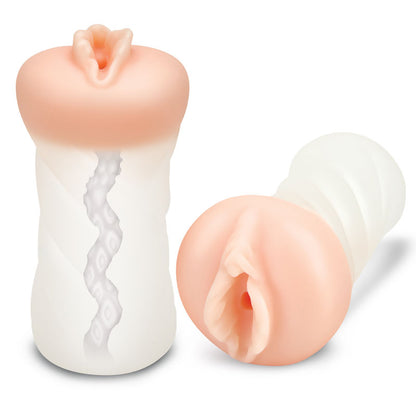 Zolo Perfect Girlfriend Stroker - Clear/Flesh Vagina Stroker