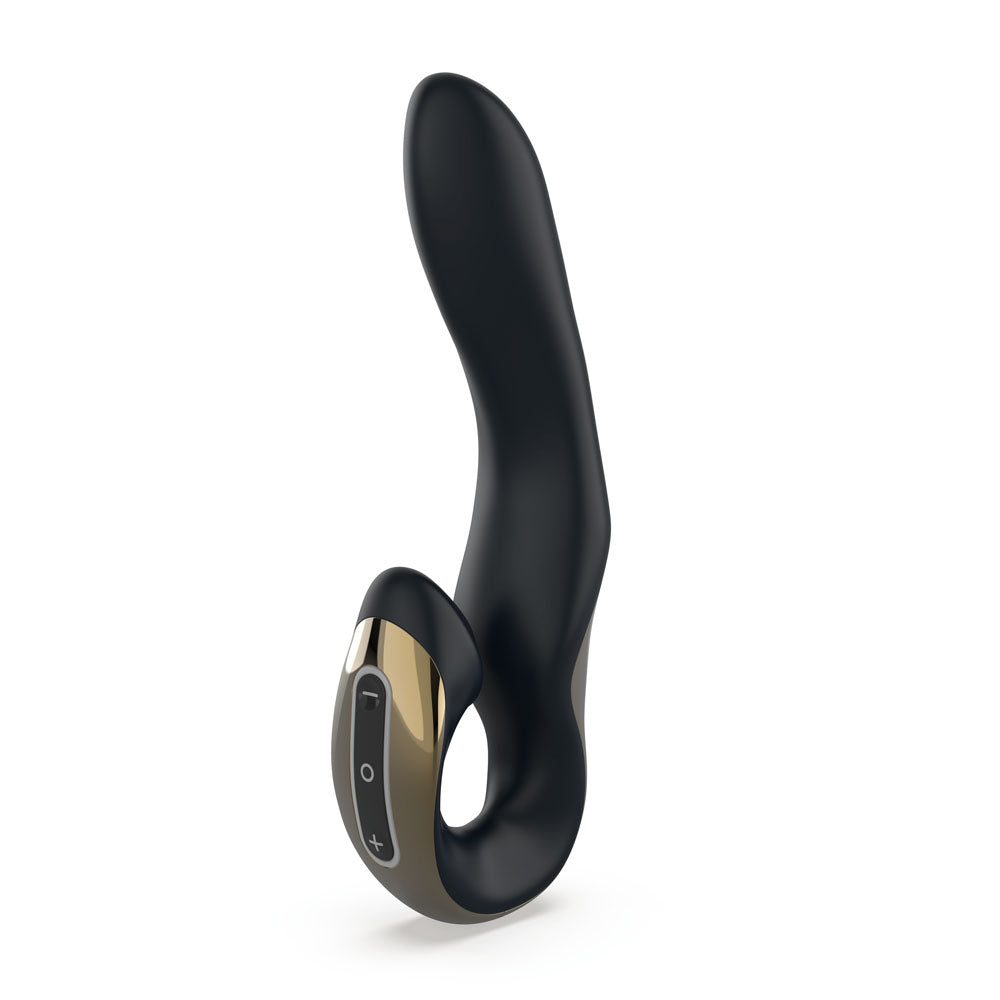 Zini Roae Special Edition - Black/Gold - Black/Gold 19.5 cm USB Rechargeable Vibrator