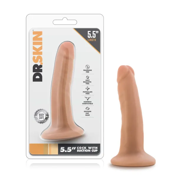 Dr. Skin 5.5'' Cock with Suction Cup