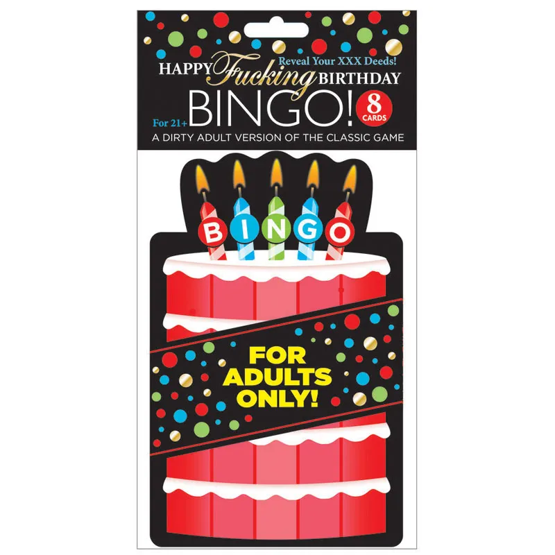 Happy Fucking Birthday Bingo