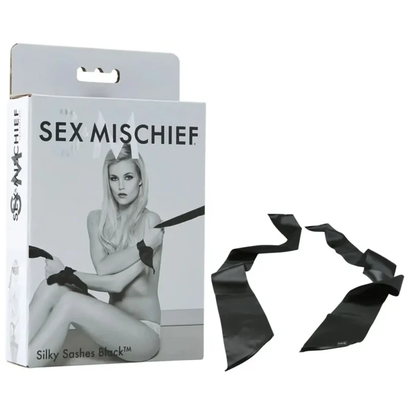 Sex & Mischief Silky Sashes Black