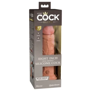 King Cock Elite 8'' Dual Density Cock - Tan