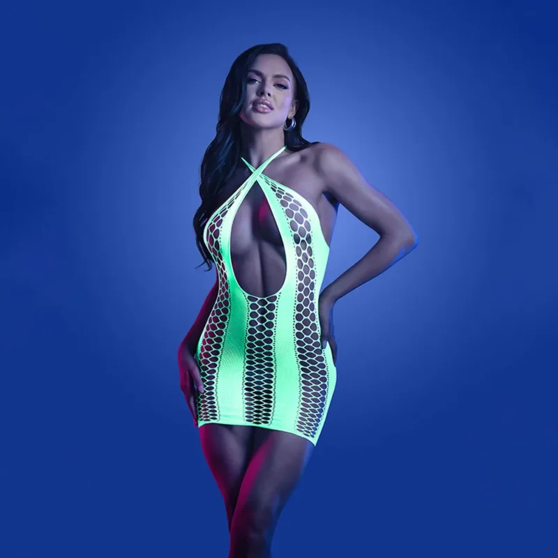 GLOW SYNTHESIZE Seamless Keyhole Dress - 1Size