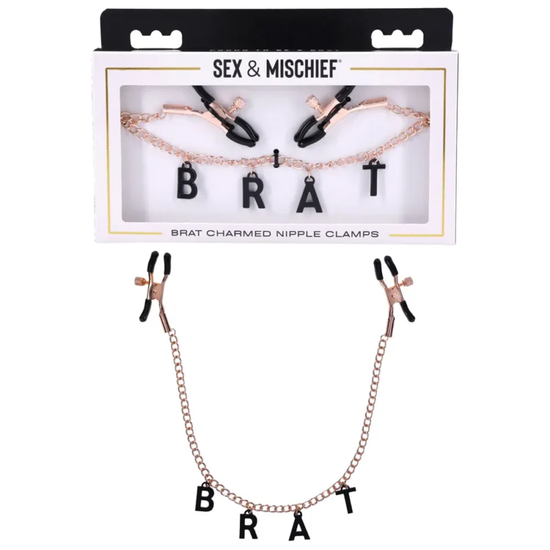 Sex & Mischief Brat Charmed Nipple Clamps