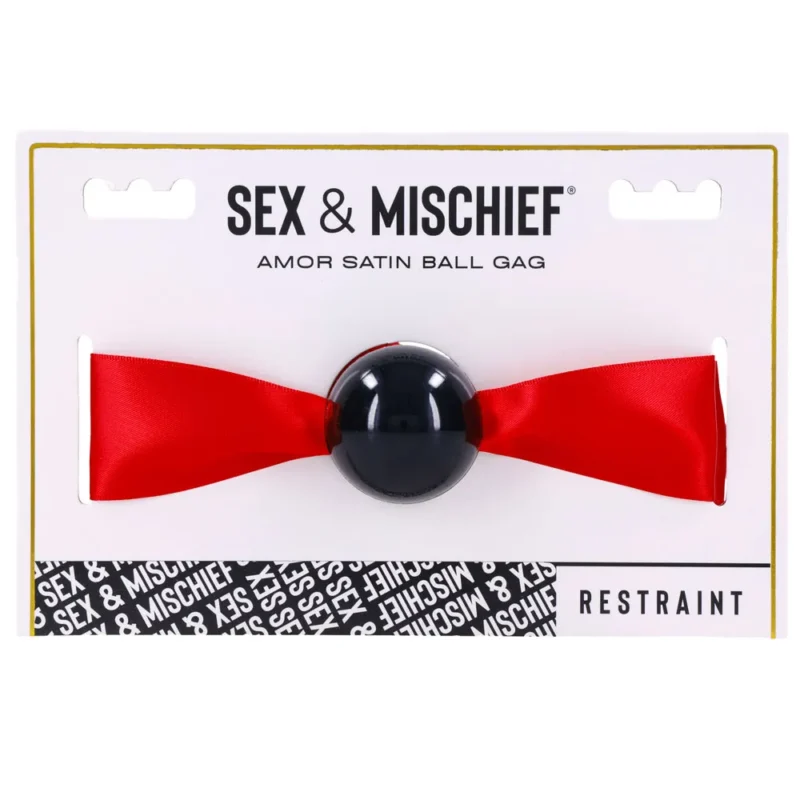 Sex & Mischief Amor Satin Ball Gag